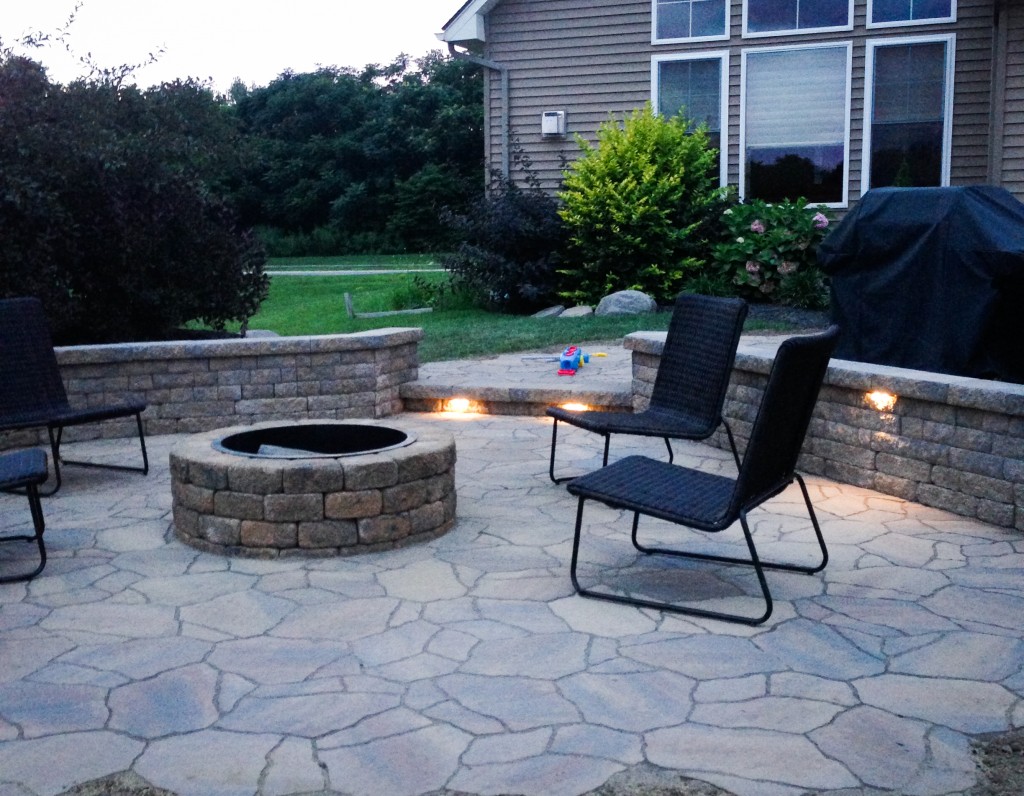 Patio Addition With Fire Pit